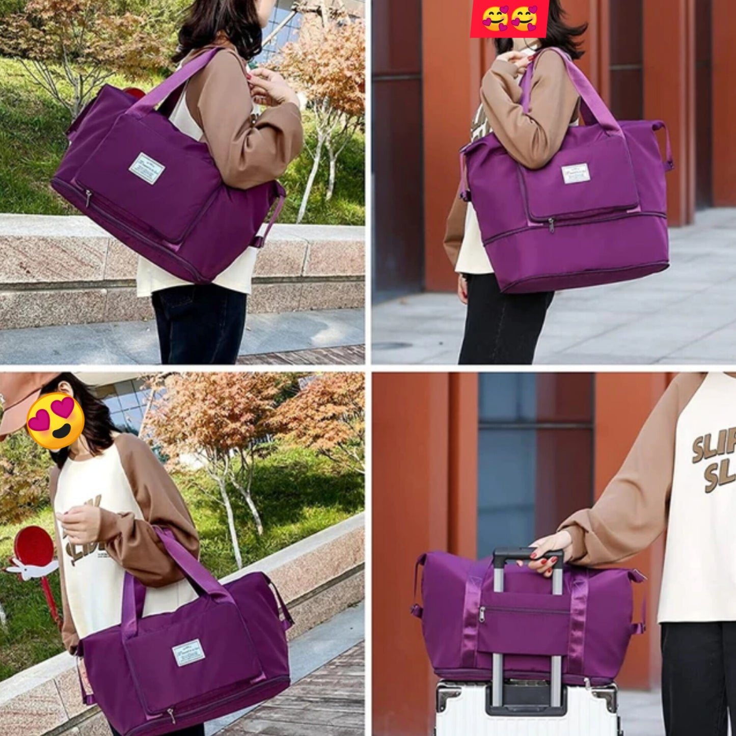 الحقيبة تتحول الى بوشات